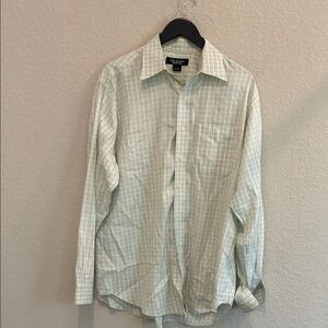 Paul & Shark Light Green Plaid Long-Sleeve Button-Down Shirt